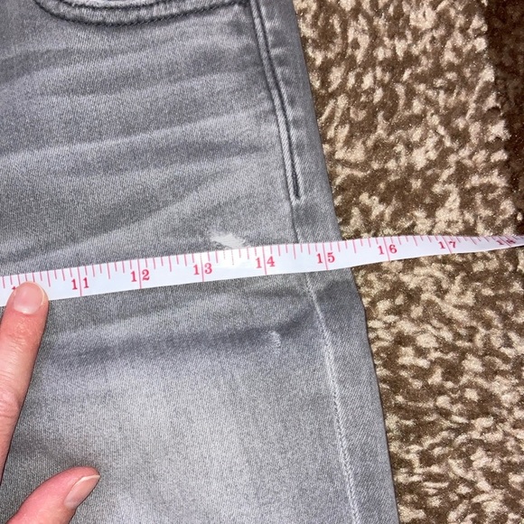 American Eagle Outfitters Gray Skinny Distressed Jeans - Picture 13 of 15